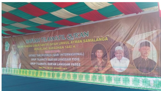 Qari Internasional Isi Haflah Al-Quran Perpisahan Santri Ummul Ayman Samalanga