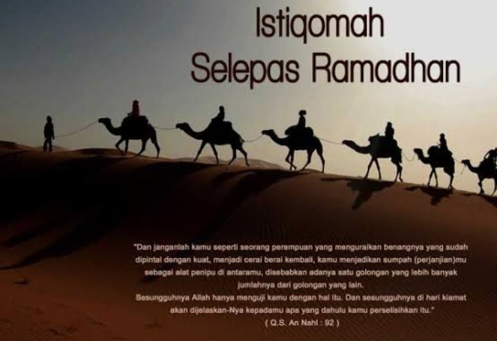 Mari Beristiqamah Beribadah Pasca Ramadhan