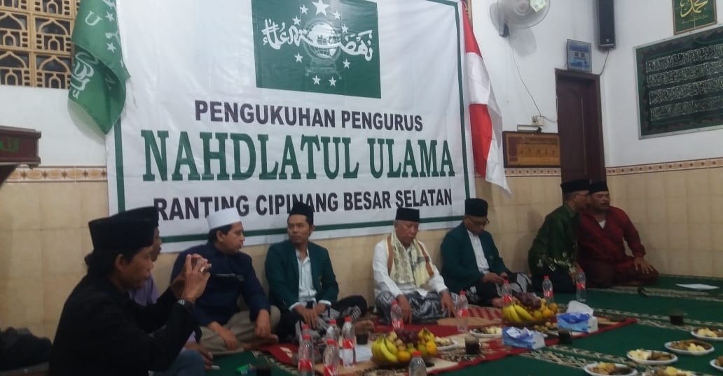 Pelantikan Ranting NU CBS Jatinegara, PCNU Jaktim Buka Diskusi Tentang Program