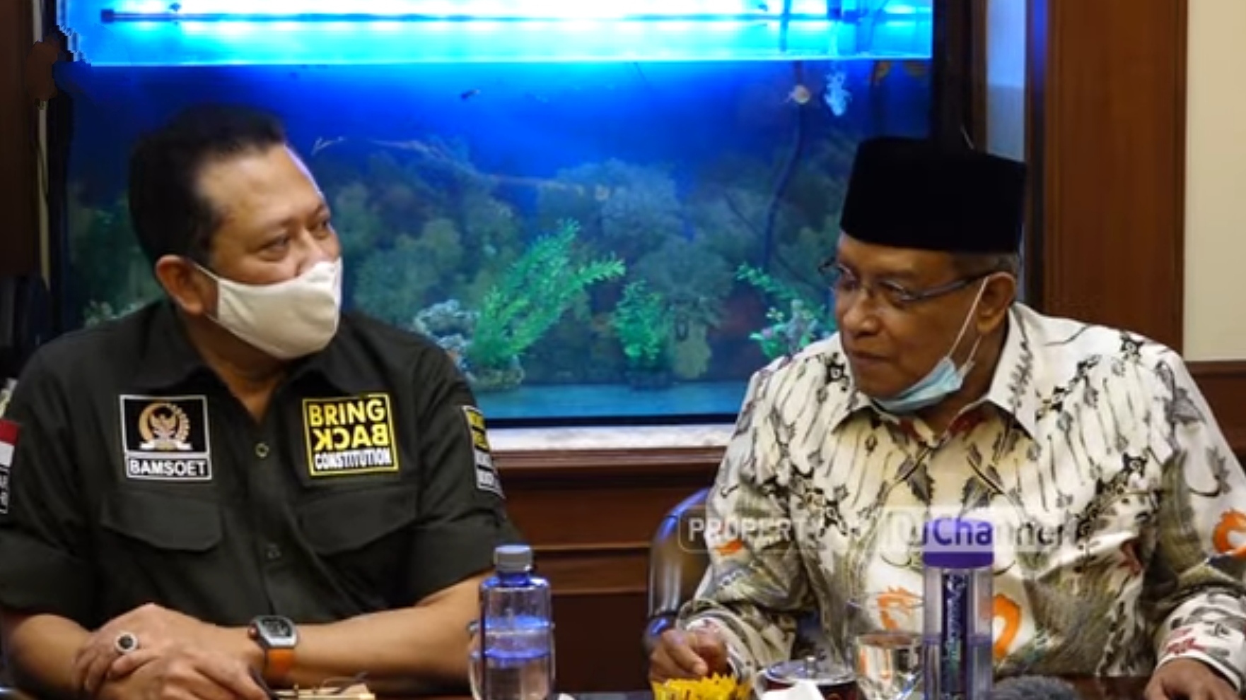 Disambangi MPR RI, Ketum PBNU Tegaskan Tolak RUU HIP