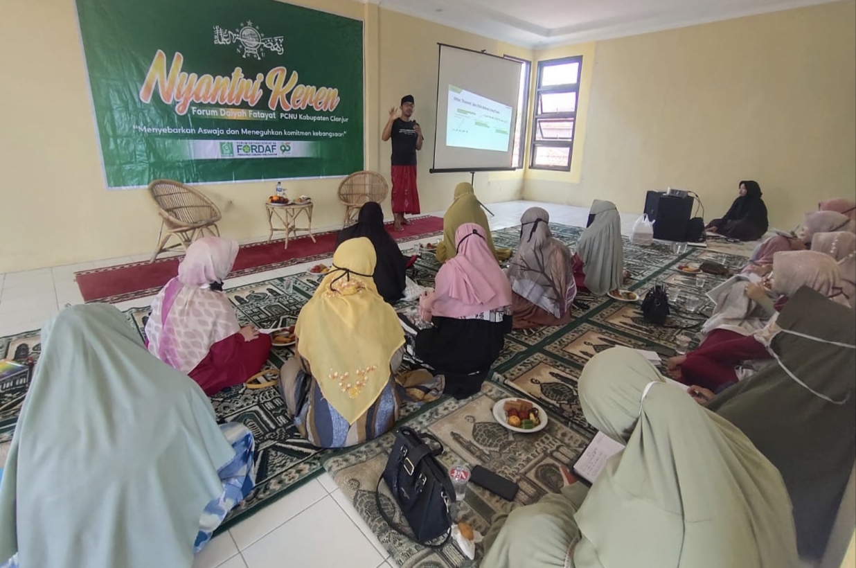 Imbangi Zaman, Fatayat NU Cianjur Gelar Pelatihan Dakwah Daiyah Profesional