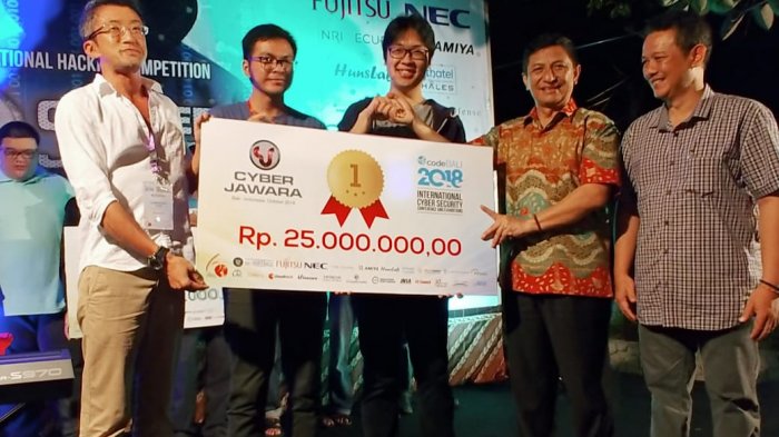 ITB Berhasil Jadi Juara Satu dan Tiga di Ajang Cyber Jawara 2018 di Bali