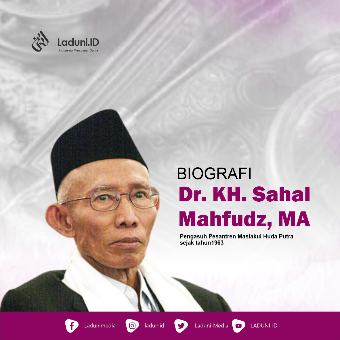 Biografi Dr. KH. Sahal Mahfudz., MA