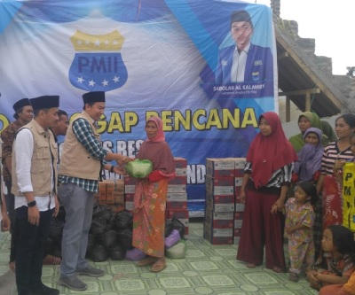 Ketum PB PMII Kunjungi Lombok, Salurkan Berbagai Bantuan dan Pastikan Tagana Bekerja Efektif