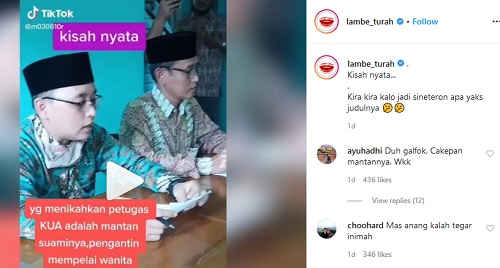 Kisah Nyata, Pegawai KUA Nikahkan Mantan Istrinya dengan Teman Sendiri