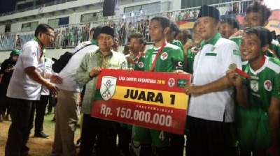 Pesantren Nurul Khairat  Jadi Juara Baru Liga Santri 2018
