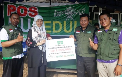 NU Peduli Akan tetap Konsisten Salurkan Bantuan Untuk Pengungsi