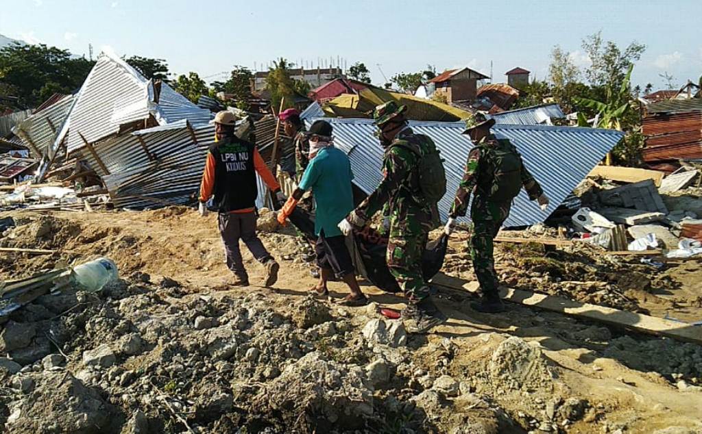 Tim NU Peduli Fokus Pencarian Jenazah dan Layani Kesehatan Pengungsi di Sulteng