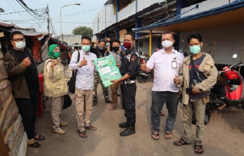 Satgas NU Peduli Covid-19 Bersama Unicef Galakkan Car of Covid-19 di Pasar