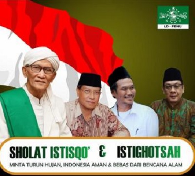 Minta Segera Hujan PBNU Gelar Sholat Istisqo dan Istighotsah