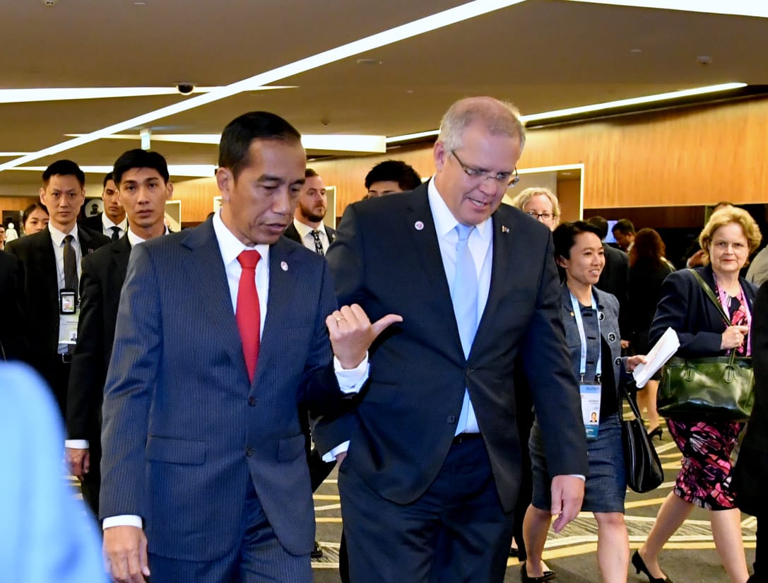 Jokowi Bertemu PM Australia Bahas Kerjasama Dua Negara 