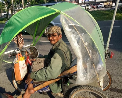 Pak Suryo Penyandang Disabilitas yang Tidak Ingin Dikasihani