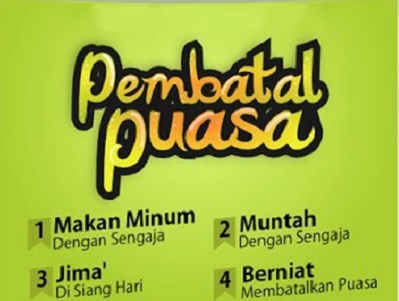 8 Perkara yang Bisa Membatalkan Puasa