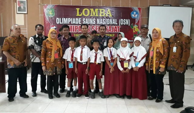 Pelajar SD Masalembu Penuh Semangat Ikuti OSN Tingkat Kabupaten 2019