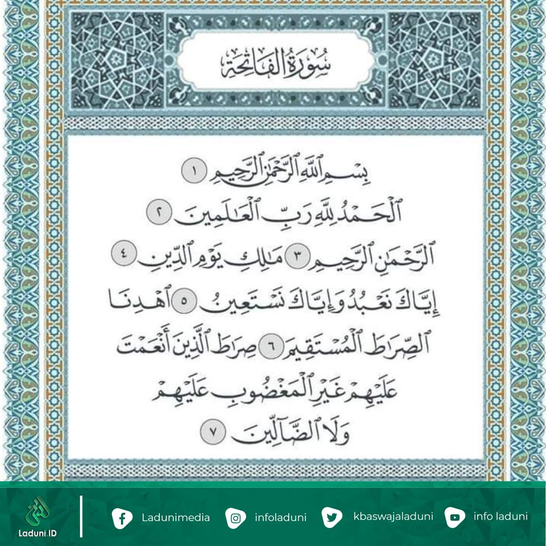 Membaca Surat Al-Fatihah di Akhir Majelis