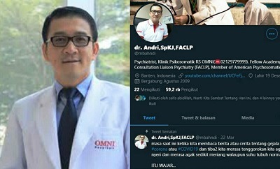 Cemas Akibat Berita Covid-19, Ini Cara Mengatasinya Menurut Dokter Andri