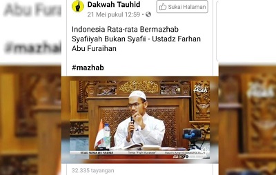 Muslim Indonesia Pengikut Syafiiyah, Bukan Syafi’i?