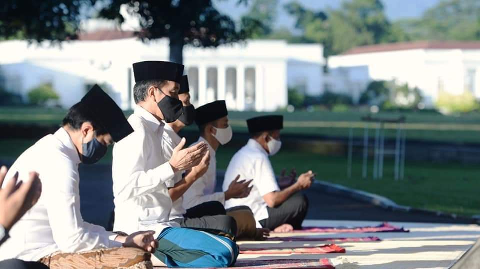 Muhammadun Khotbah Idul Fitri Didepan Jokowi, Ini Pesannya
