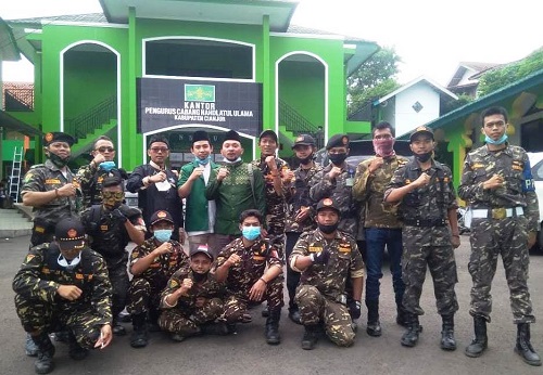 Cerita Banser Cianjur Saat Jaga Pengajian Lintas Ormas Islam