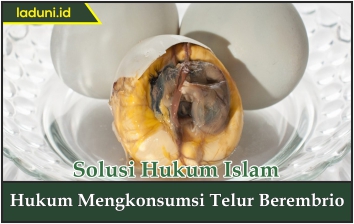 Hukum Mengkonsumsi Telur Berembrio