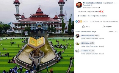 Warga Bangladesh Kangumi Alun-alun Cianjur, Nitizen: Orang Cianjur Patut Bangga