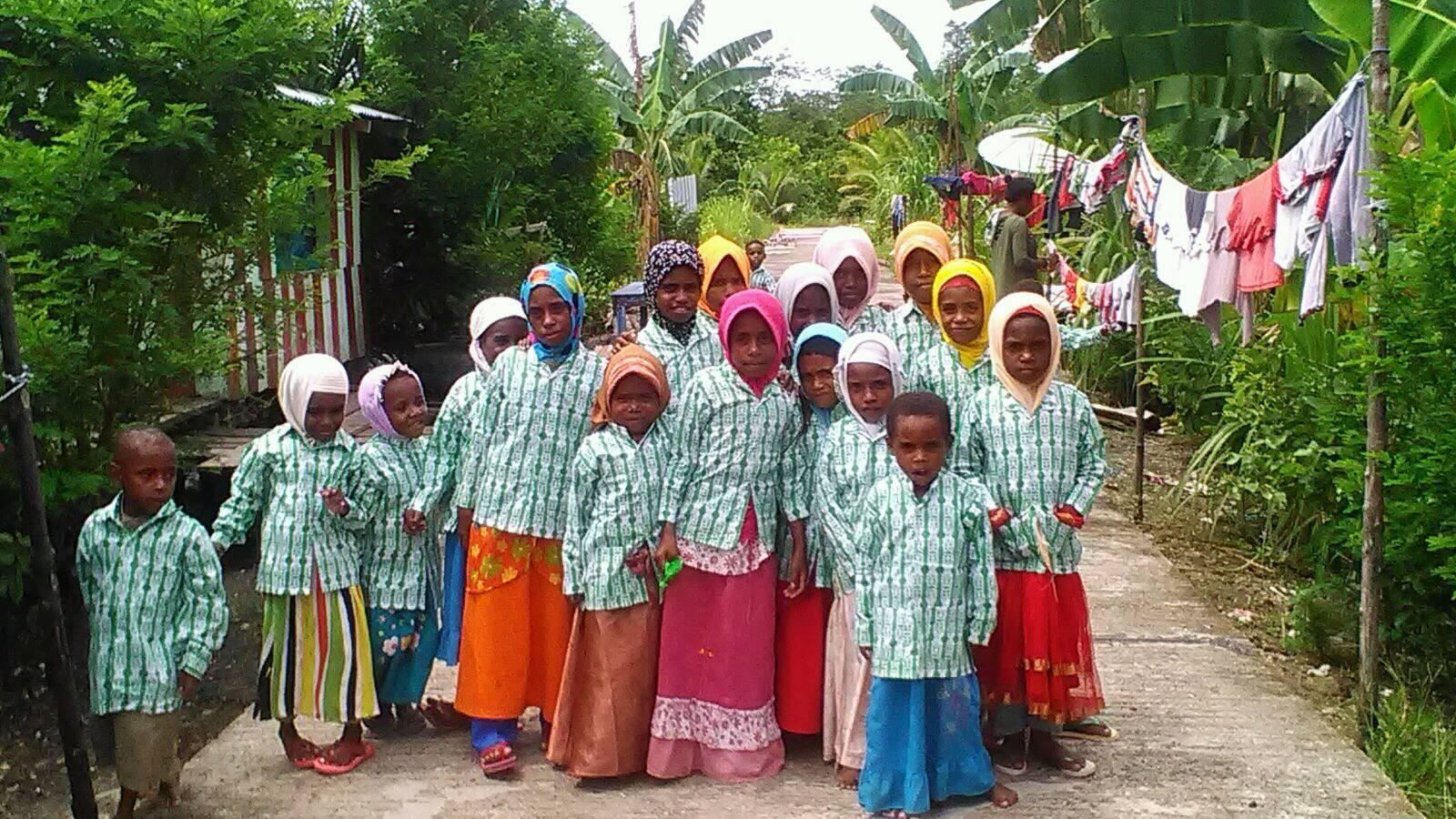 Kegiatan Santri Goes to Papua (SGTP) Madrasah Diniyah Al Ibriz Iru Nigeiyah Sorong