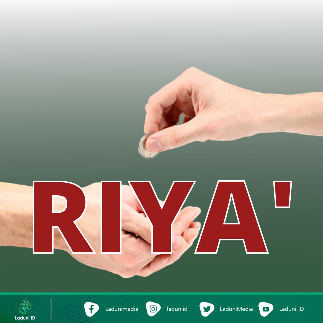 Riya’ Itu Orang yang Terganggu Jiwanya