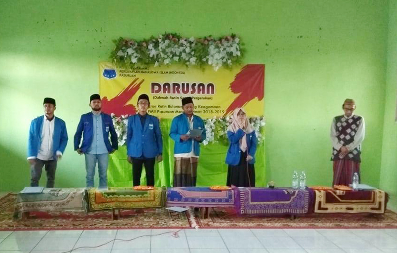 Bentuk Kepedulian pada Pesantren, PMII Pasuruan Gelar Darusan