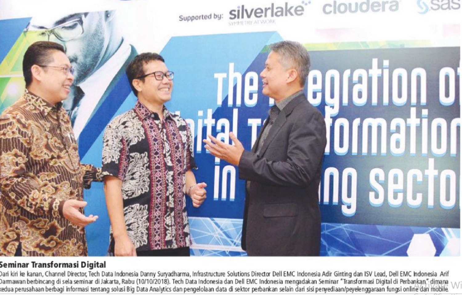 Tech Data dan Dell EMC Adakan Seminar Transformasi Digital di Perbankan 