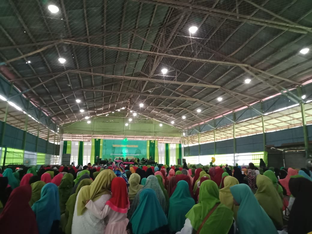 Kolaborasi PAC IPPNU Sungai Raya dan PC Muslimat NU Kubu Raya Gelar Tabligh Akbar Maulid Nabi SAW.