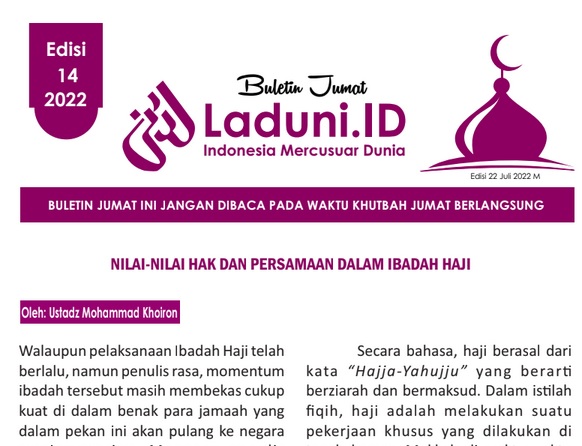 Buletin Jumat Laduni.ID Edisi 14