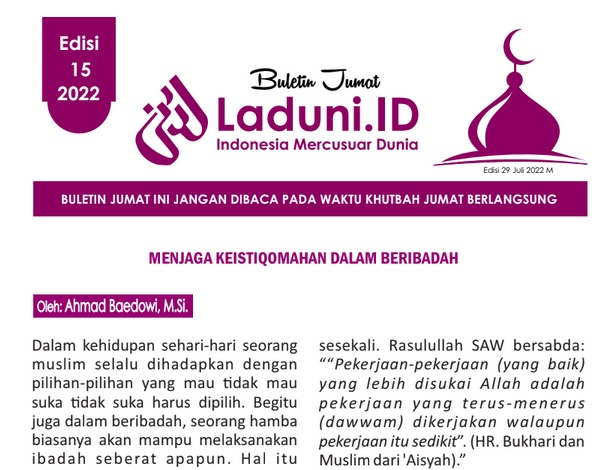 Buletin Jumat Laduni.ID Edisi 15