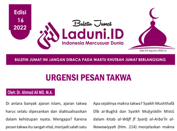 Buletin Jumat Laduni.ID Edisi 16