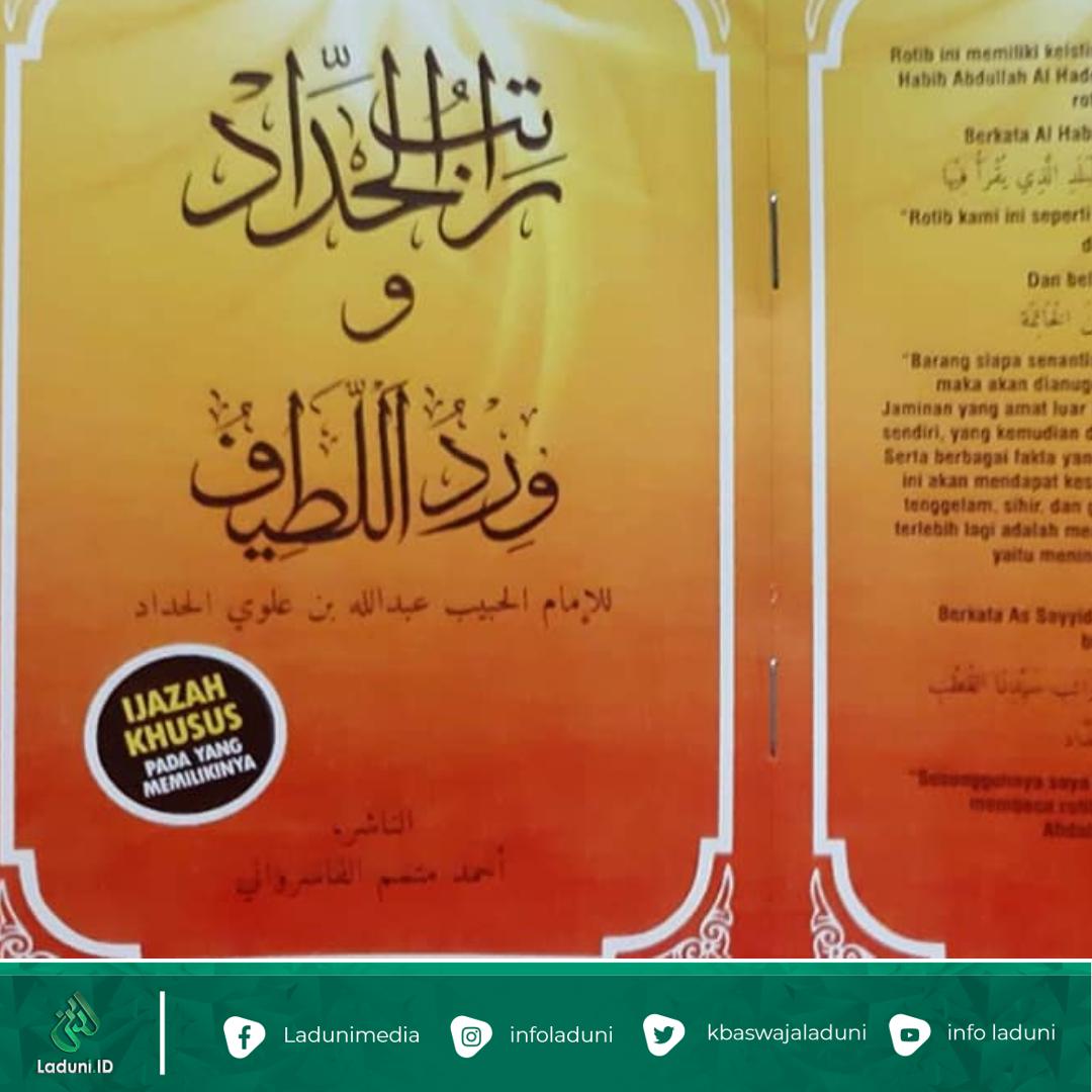 Ijazah Rotibul Haddad dan Wirdul Latif