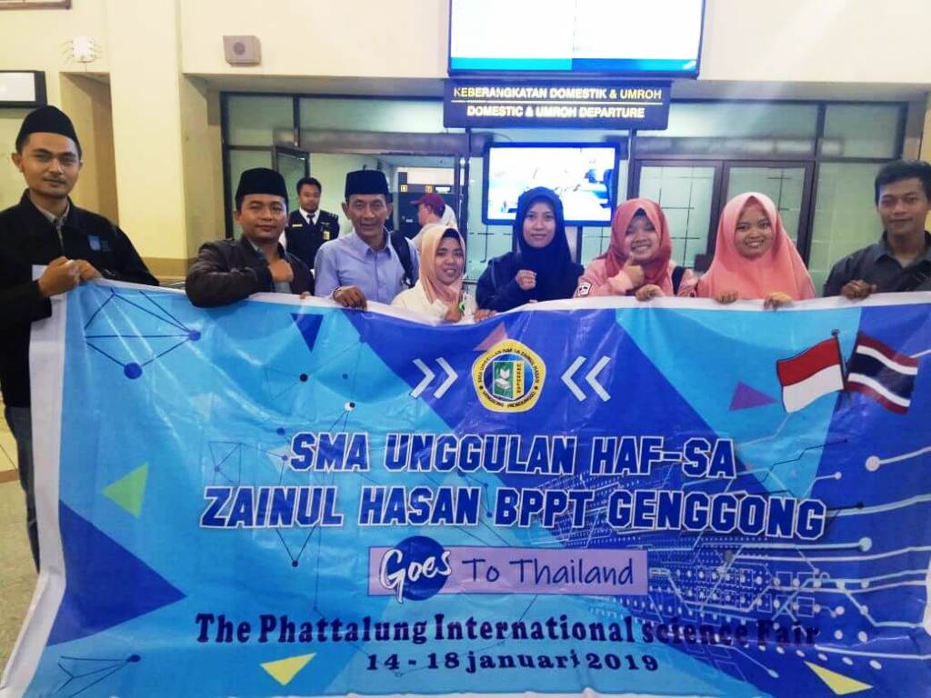 Terbang ke Thailand, SMAU Hafsha Genggong Ikuti Kompetensi Internasional