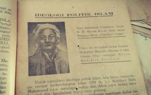 Ideologi Politik Islam KH Hasyim Asy’ari