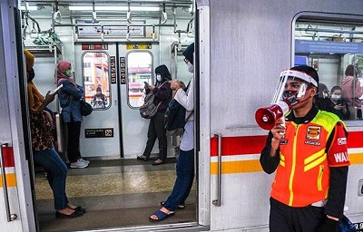 Begini Protokol Kesehatan di KRL, Mal, Pasar dan Ojol pada Masa New Normal