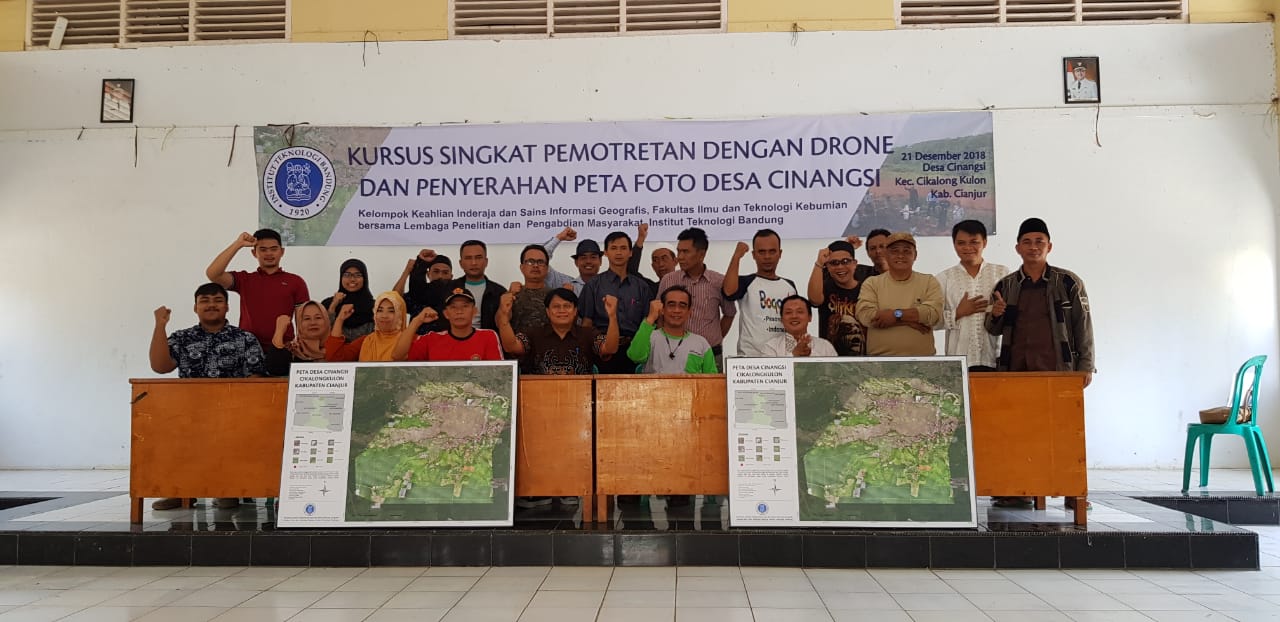 ITB Lakukan Pemetaan Udara Desa Cinangsi Cianjur