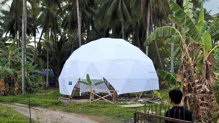 Bantu Korban Gempa, ITB Bangun Dome dan Hunian Sementara di Lombok 