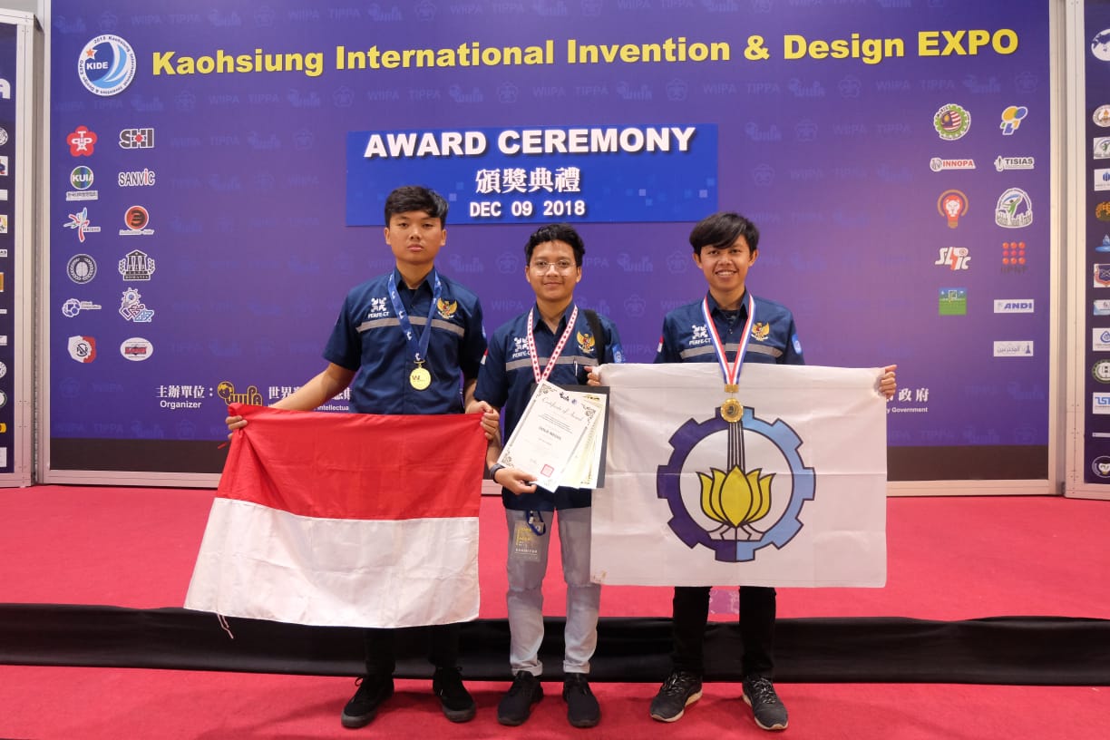 Ciptakan Beton dari Cangkang Keong, Mahasiswa ITS Raih Tiga Penghargaan di Taiwan 