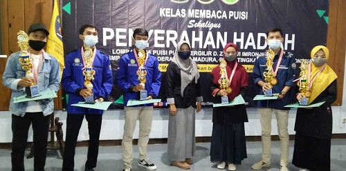 Unira Umumkan Pemenang Lomba Baca Puisi Piala D. Zawawi Imron tahun 2021