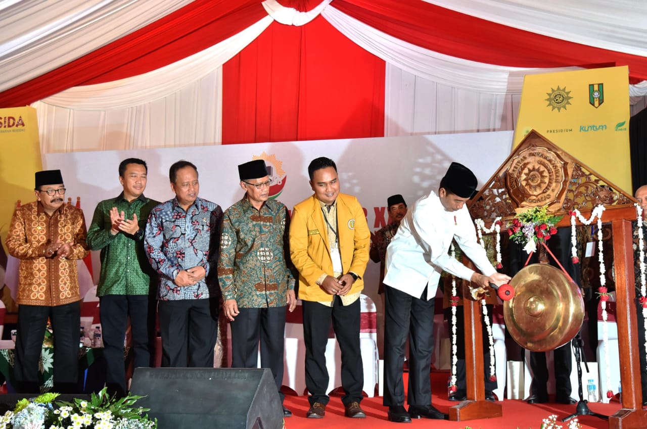 Presiden Jokowi Hadiri Pembukaan Muktamar XXI IPM