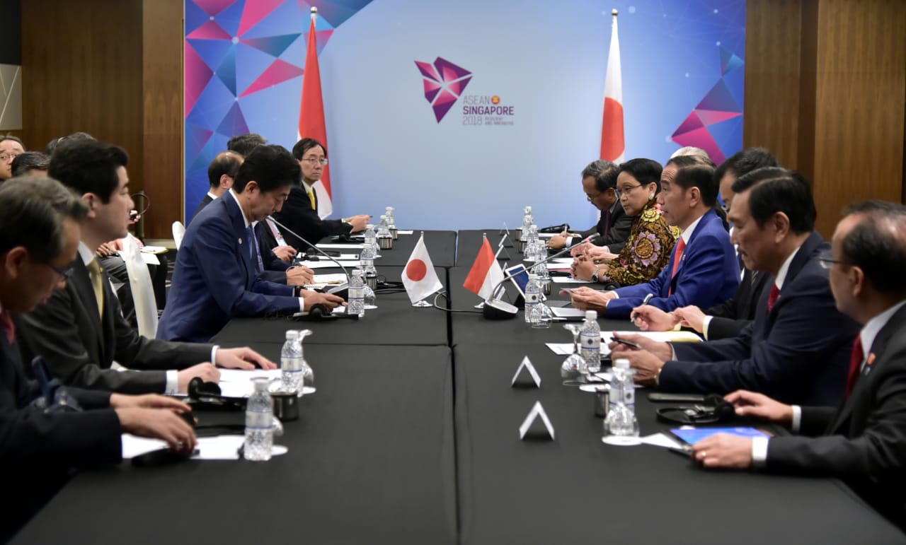 Bertemu PM Jepang, Jokowi Bahas Kerja Sama Ekonomi Dua Negara