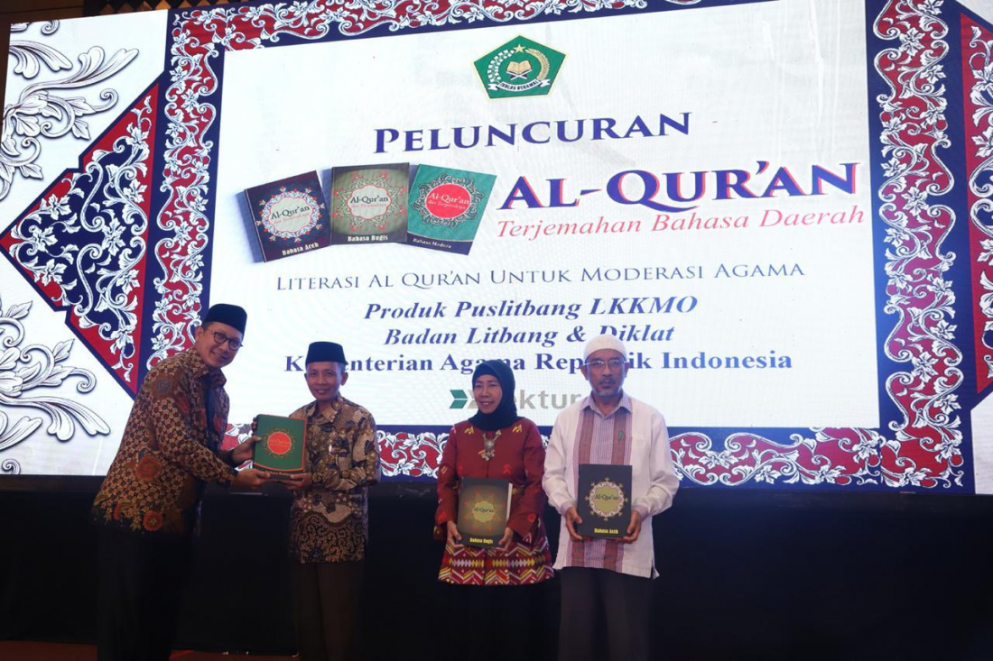 Kemenag Luncurkan Alquran Terjemah Bahasa Aceh, Bugis, dan Madura