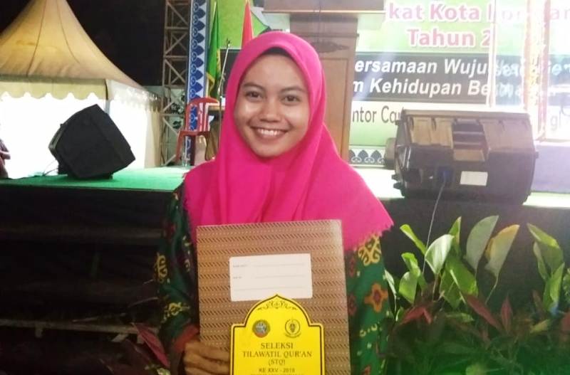 Membanggakan, Kader Kopri PMII Pontianak Juarai Seleksi Tilawah Al-Qur’an