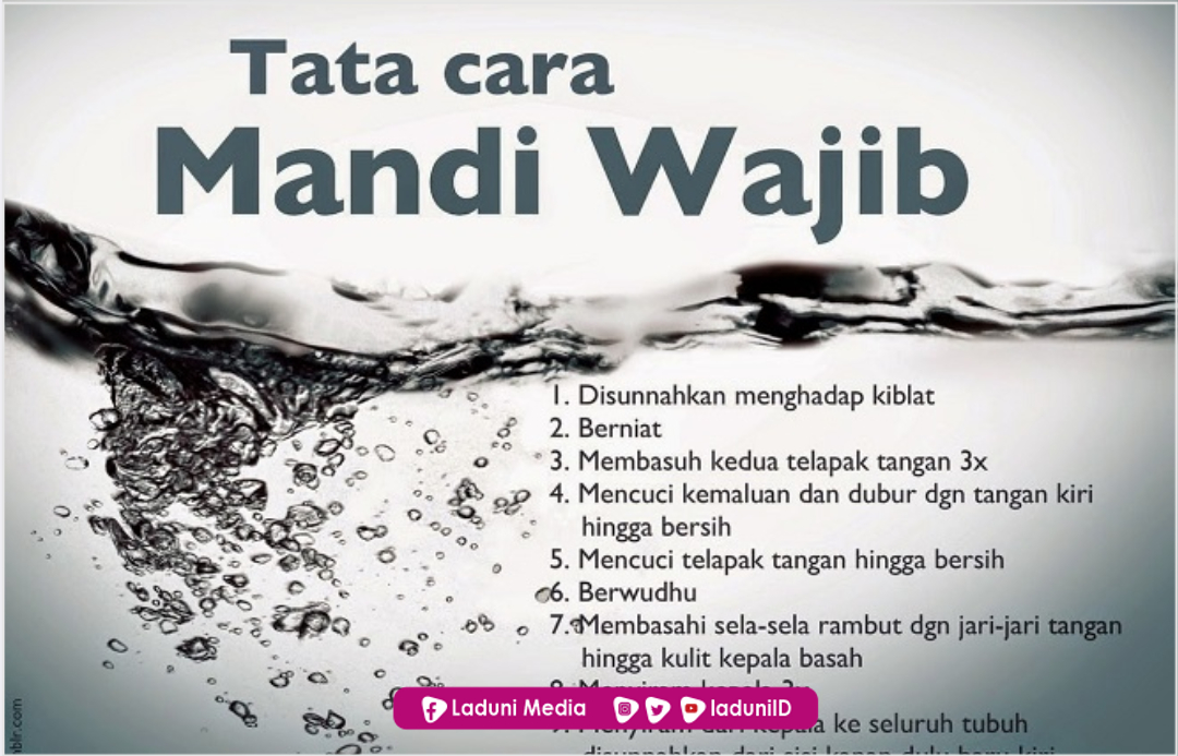 Niat, Cara, dan Adab Mandi Junub yang Wajib Diketahui