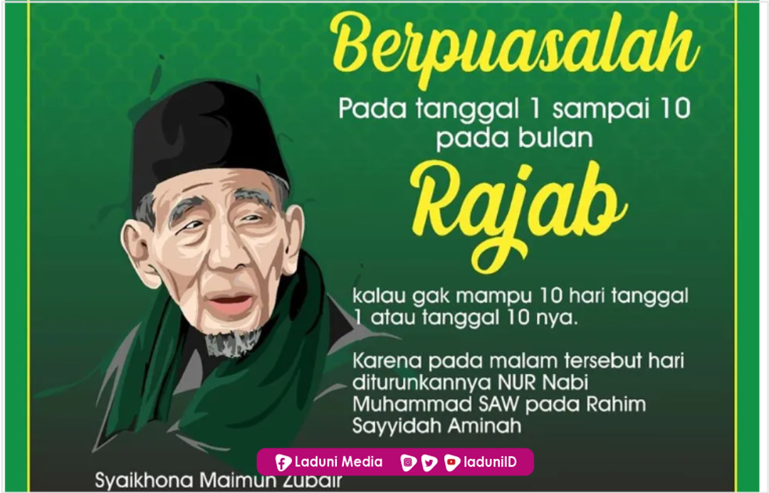 Bacaan Niat Puasa Sunnah Rajab