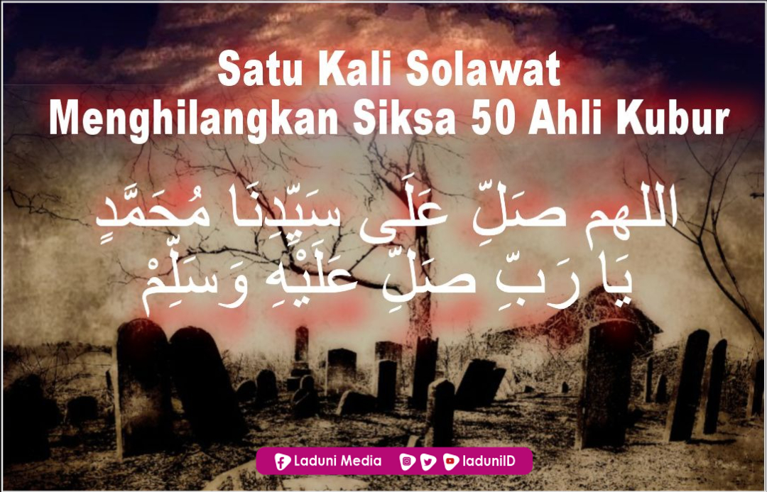 Satu Kali Sholawat Menghilangkan Siksa 50 Ahli Kubur