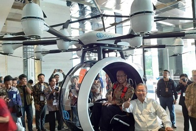 Indonesia Kini Miliki Drone Pengangkut Manusia, Ini Lima Faktanya