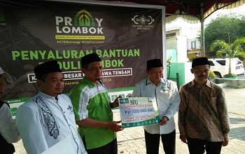 20 Relawan Dengan Ragam Keahlian Dikirim NU Jateng ke Lombok